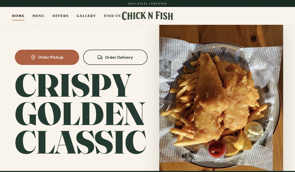 Chick N Fish — Restaurant project by Pulsar Studios